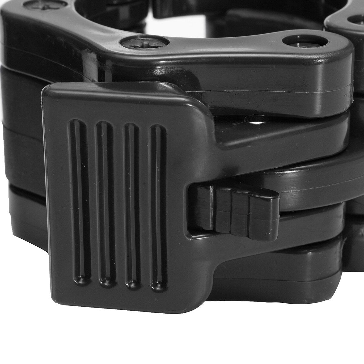 1 Pair Dumbbell Barbell Bar Spinlock Collars Clips For Weight Clamps Training Black Black