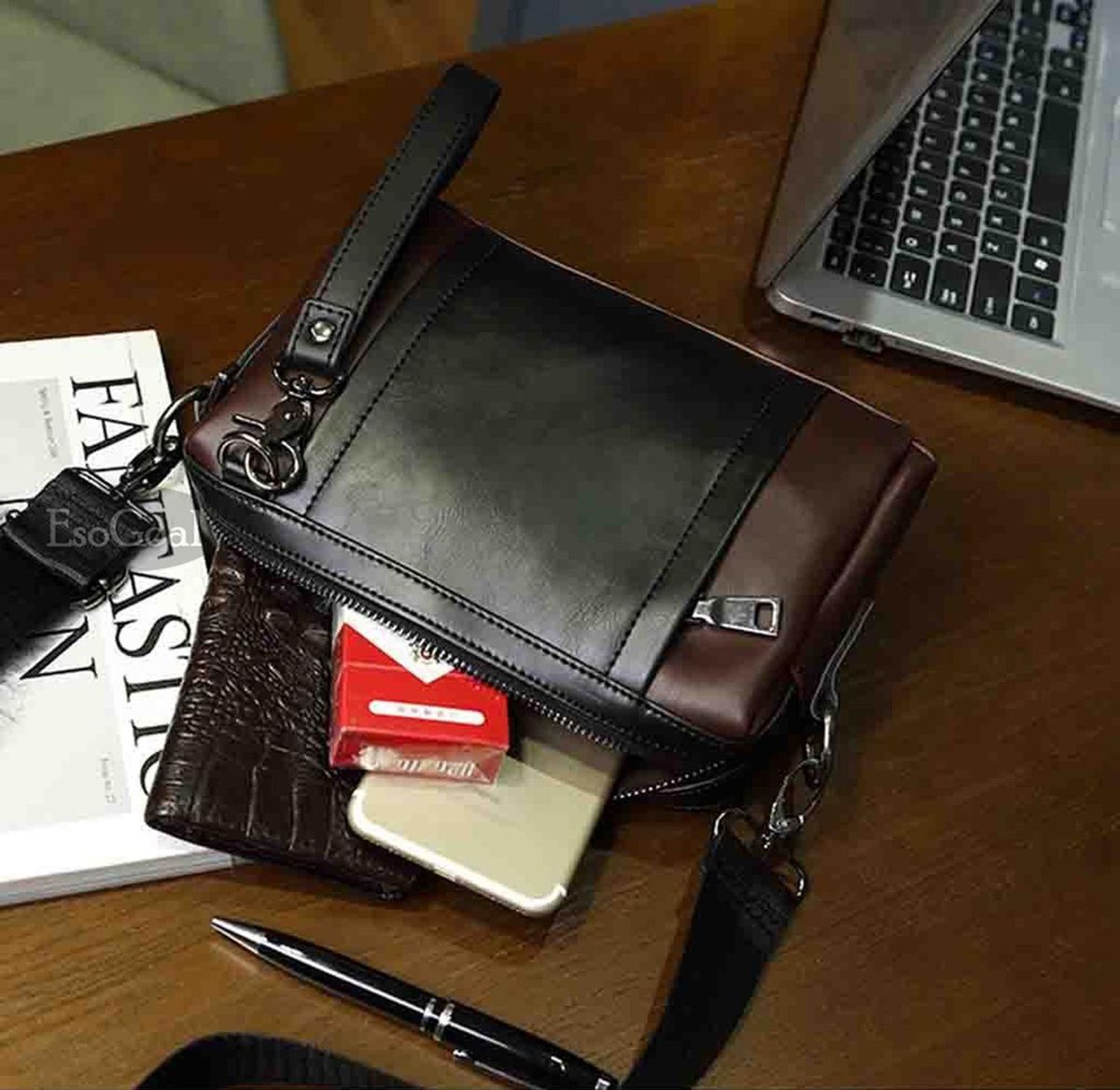 EsoGoal Men Clutch Casual Handbag Fashion Crossbody Bag