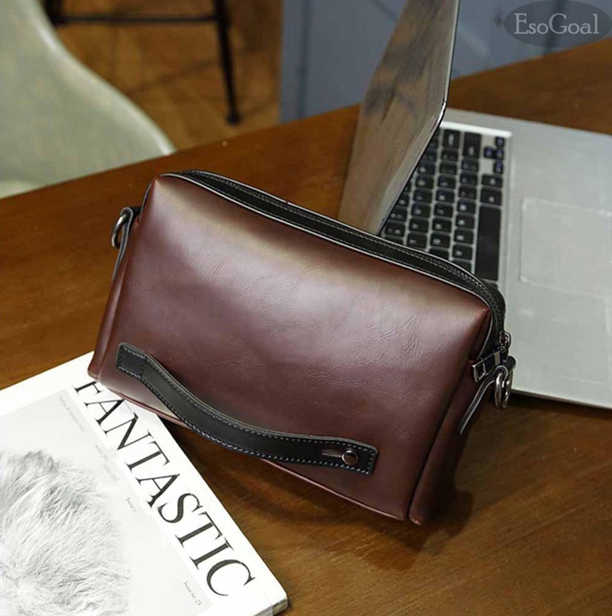 EsoGoal Men Clutch Casual Handbag Fashion Crossbody Bag
