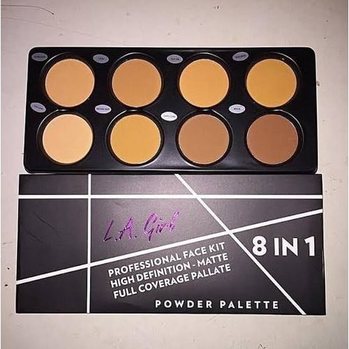 8 In 1 Professional Powder Pallette