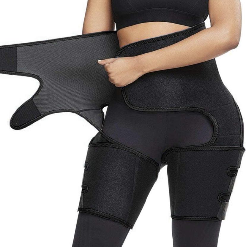 3-in-1 Waist Trainer Thigh Trimmer Weight Loss Bum Lifter Booty Sculptor Hip Enhancer Thigh Bodyshaper