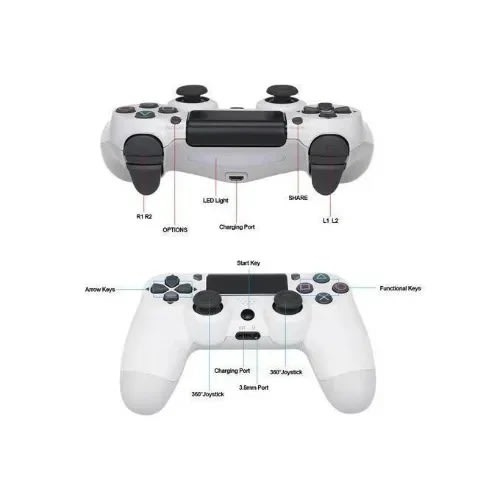 Sony Dualshock 4 Wireless Controller For Playstation 4 - White