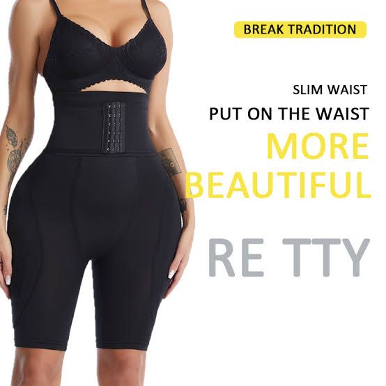 KIM HOOKS FULL HIPS PADEED  BODYSHAPER