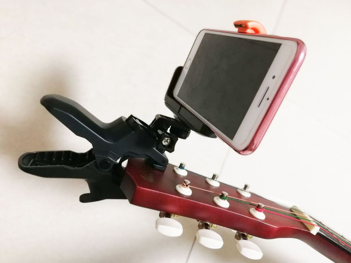 Guitar Sidekick Universal Smartphone Support Holder Clip