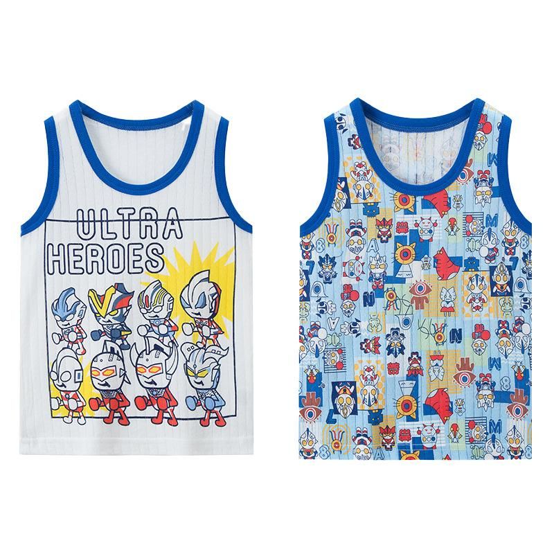 Hot-Selling New Arrival Boys And Girls Baby Cotton Vest Summer 90-140 Size One Piece Drops