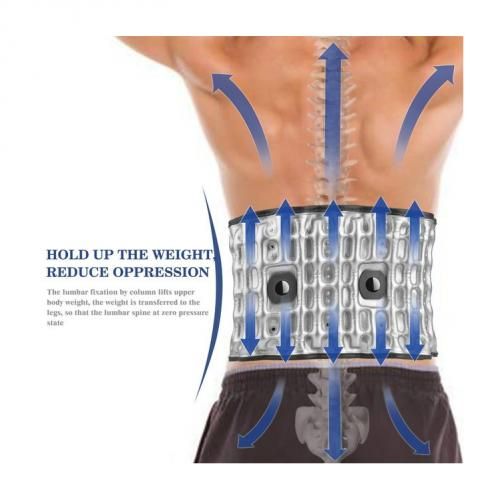 2 In 1 Heat Therapy Decompression Lumbar Support Belt