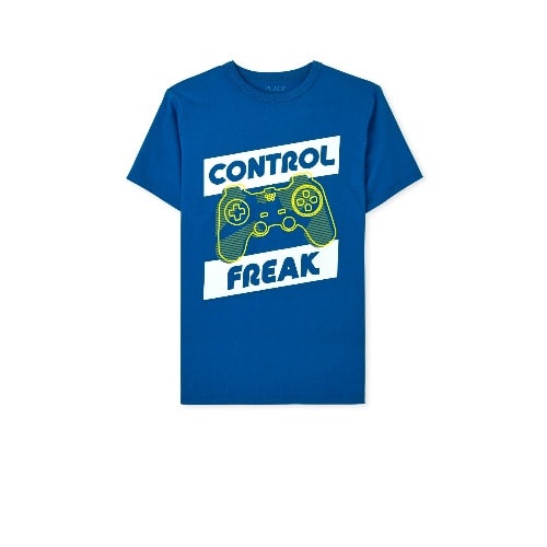 Boys Control Freak Game Up Tshirt - Blue