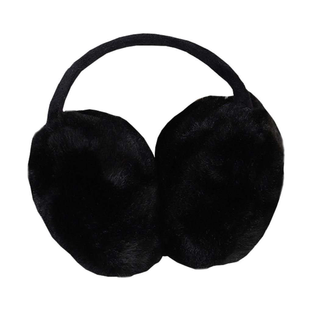 2x Furry Ear Muffs Warmer Warm Earmuffs Headphone Winter Cold Weather