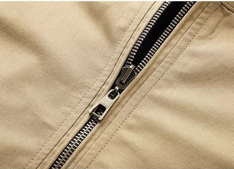 Mens Lightweight Coats Double Sided Wear Outerwear Blazer Jackets - Brown