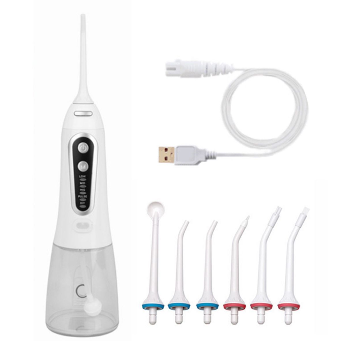 Cordless Water Flosser For Tooth 300ml Water Tanks Portable