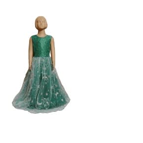 Big Girls Moon Design Gowns - Green
