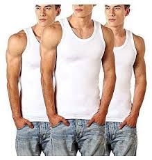 3 In1 Singlets Men Underwear -White