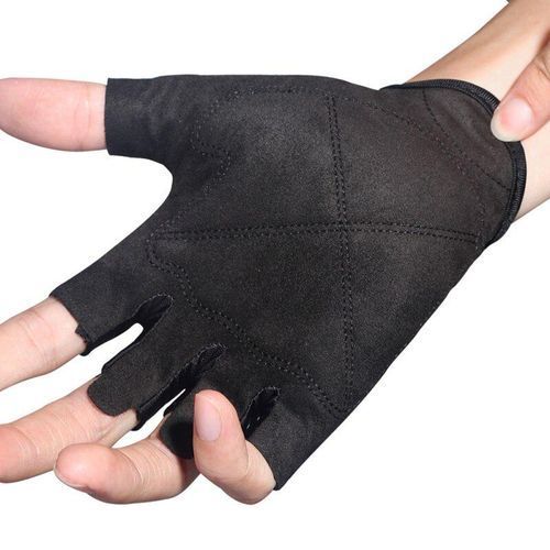 Gym Fitness Gloves Body Building Weight Lifting Sports Exercise Workout Half Finger Hand Protector