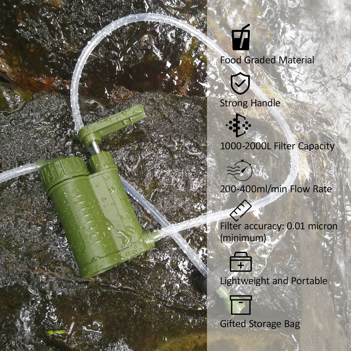 Outdoor Water Filtration System Water Purifier Water Filter