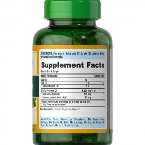 Evening Primrose Oil 1000 Mg With GLA