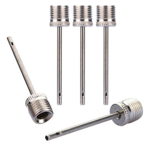 Ball Inflating Pump Needle Football/Rugby/Volleyball/Netball Valve Adapter