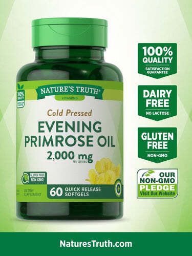 Cold Pressed Evening Primrose Oil - 60 Softgels