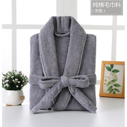Pure Cotton Bathrobe Pajamas Bath Robe Soft And Absorbent