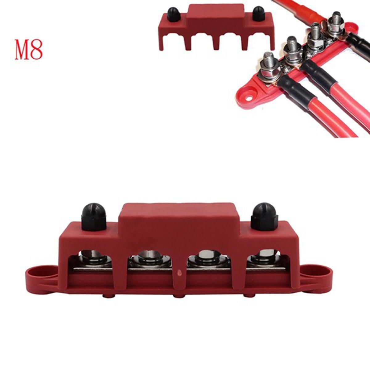 M8 DC 48V 250A 4 Terminal Studs Busbar Power Distribution