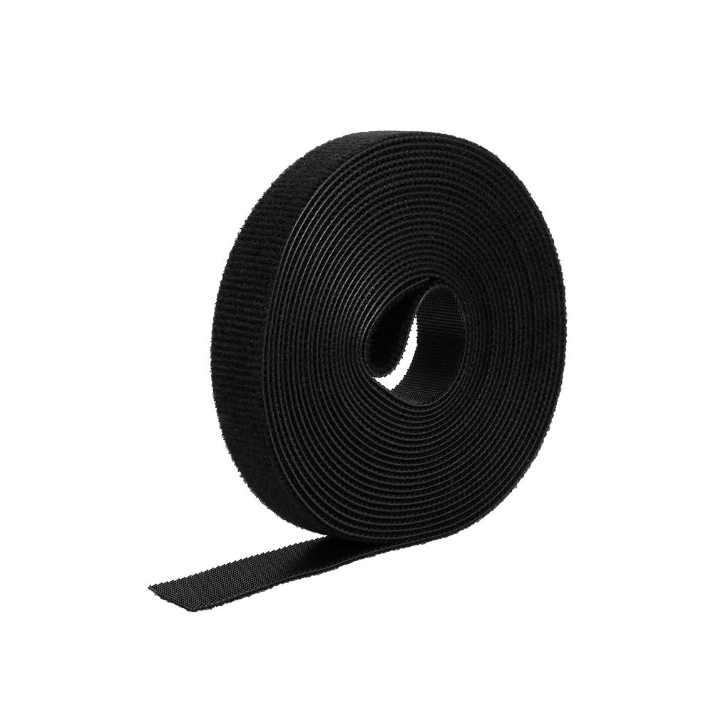 1 Roll Self Adhesive Reusable Cable Tie Nylon Fastener Hook