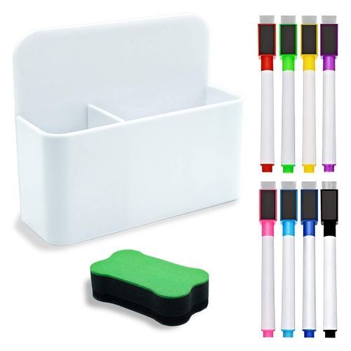 Magnetic Dry Erase Marker Holder, 8 Pieces Magnetic Dry
