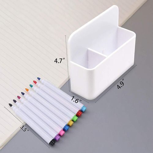 Magnetic Dry Erase Marker Holder, 8 Pieces Magnetic Dry