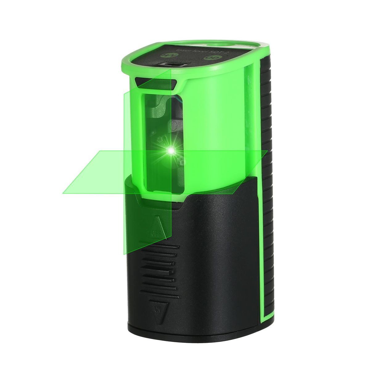 Self-leveling Laser Level 100ft/30m Outdoor Green Cross Line Laser Level with Vertical Beam Spread Covers of 150° Selectable Laser Lines For Outdoor Indoor Picture Hanging Wall Tile TYPE-C Charging