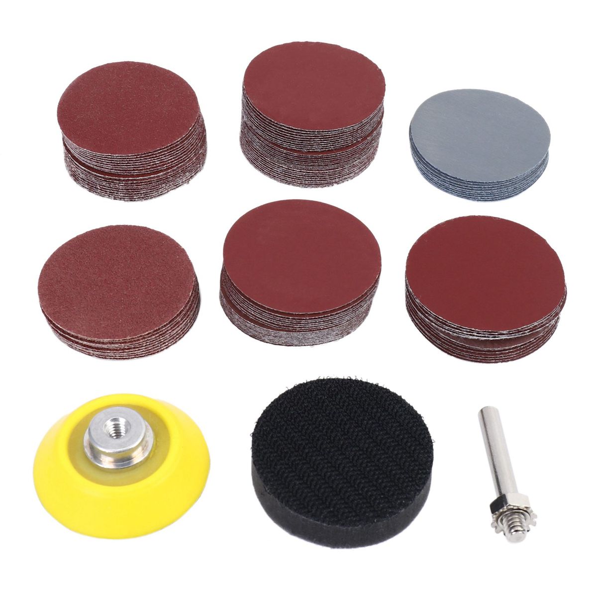 2 Inch 100PCS Sanding Discs Pad Kit For Drill Grinder
