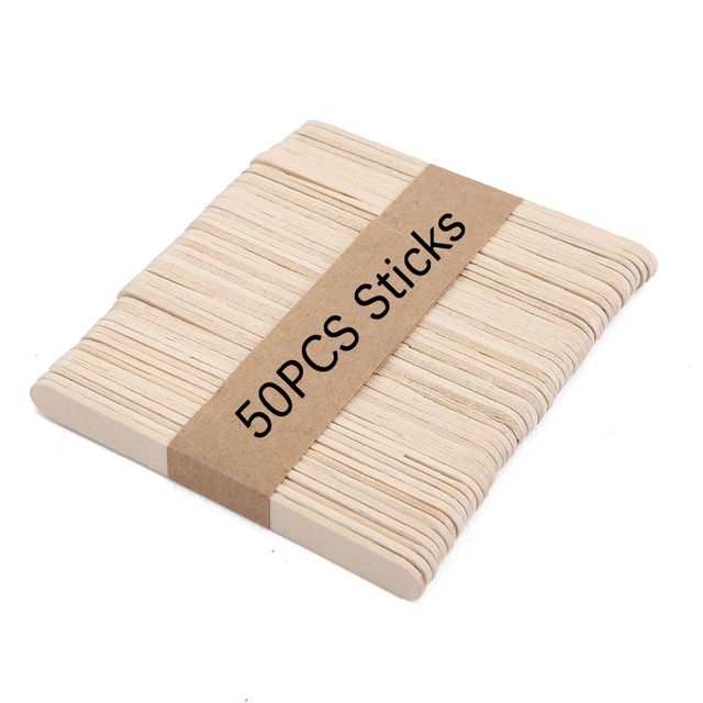 Silicone Ice Cream Mold DIY Handmade Eco-Friendly Popsicle Mold Mousse Dessert Freezer Juice Ice Cube Tray Barrel Maker Mould-50pcs Sticks