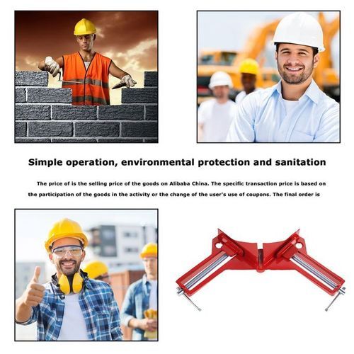 Multifun Tion 4in H 90 Degree Right Angle Lip Pi Ture Frame Orner -Red
