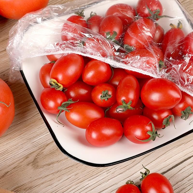 100Pcs Disposable Dustproof Bowl Cover Food Fresh-Clear