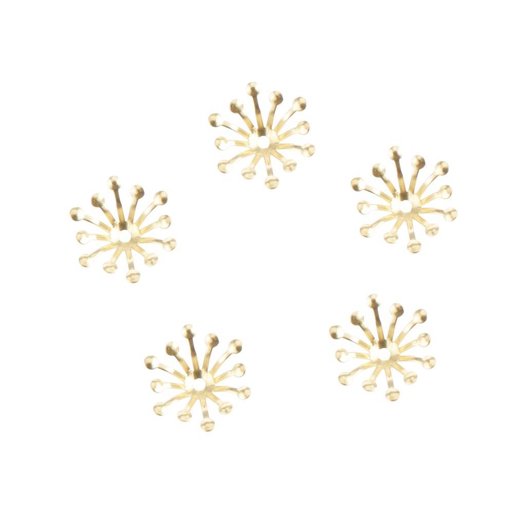 100pcs 13mm Bead Ends DIY Accessories Jewellery Findings