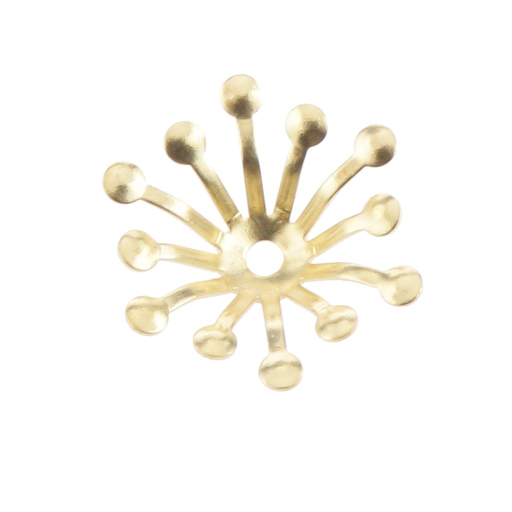100pcs 13mm Bead Ends DIY Accessories Jewellery Findings