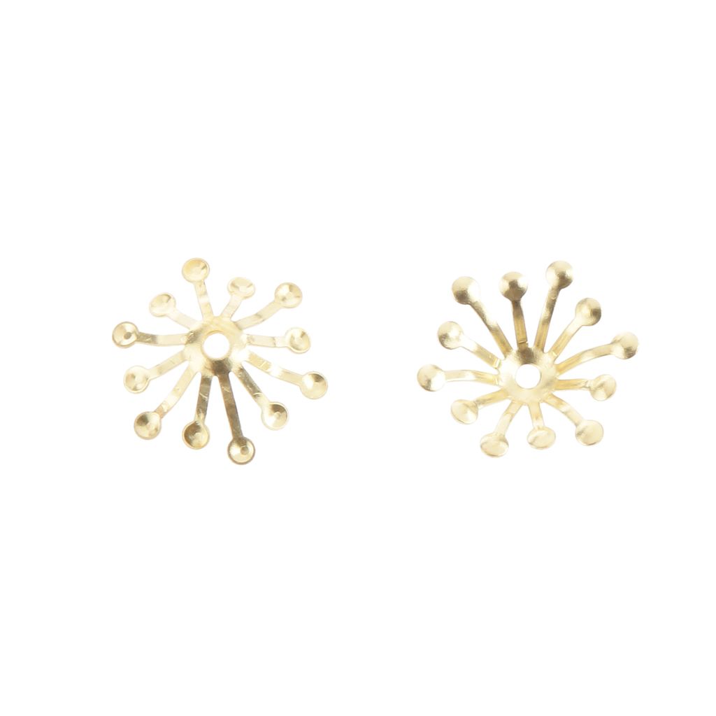 100pcs 13mm Bead Ends DIY Accessories Jewellery Findings