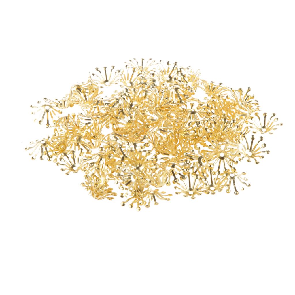 100pcs 13mm Bead Ends DIY Accessories Jewellery Findings