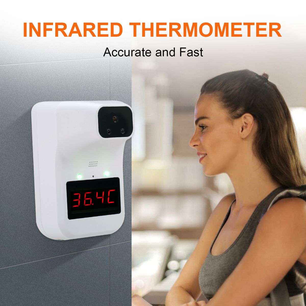BT Version AI Infrared Thermometer Three Installations Two