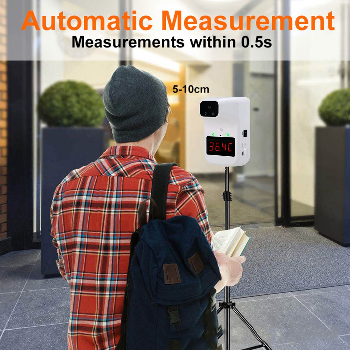 BT Version AI Infrared Thermometer Three Installations Two