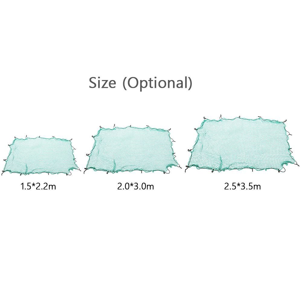 Cargo Net for Pickup Truck Bed Trailer Truck Netting Mesh Stretchable for Transporting Goods with Flexible Rope & Hooks