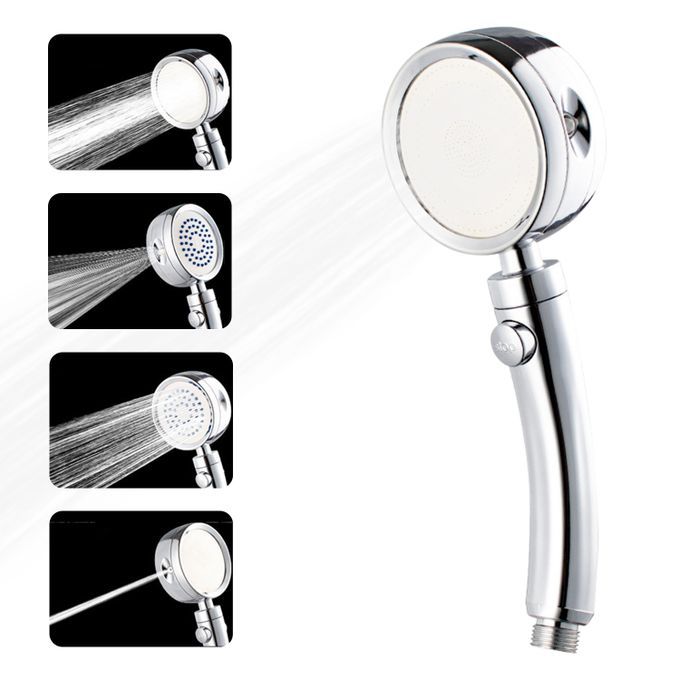 High Pressure Shower Head With 4 Spray Settings ON/Off