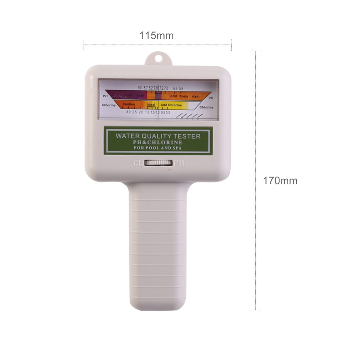 PC101 PH Meter Water Quality Tester PH/CL2 Meter CL2