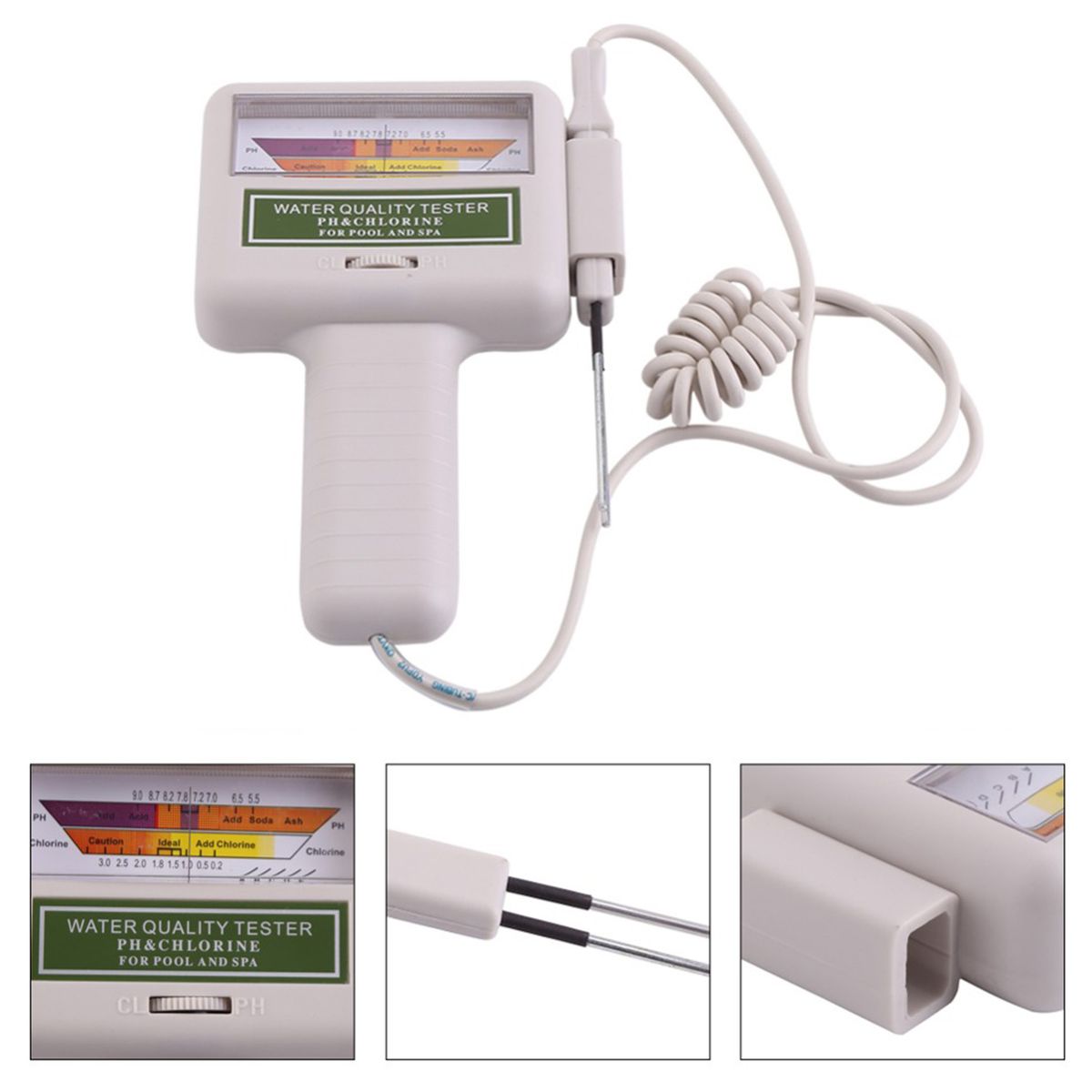 PC101 PH Meter Water Quality Tester PH/CL2 Meter CL2