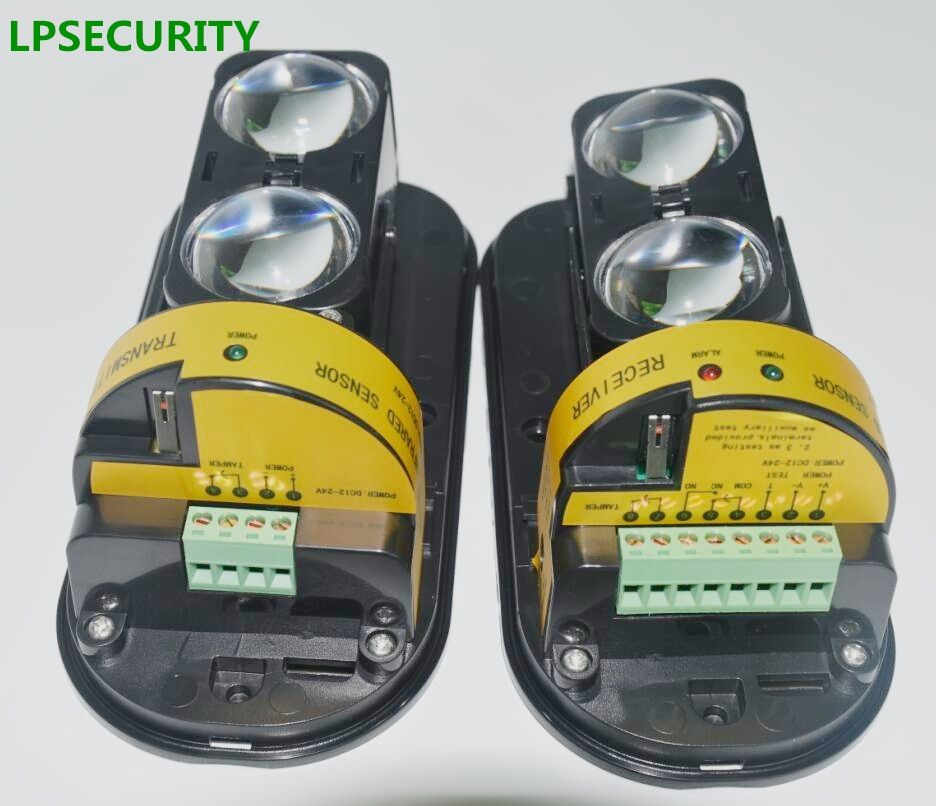 150M Poelectric Dual Beam Sensor Active Infrared Intrusion Detector IR Outdoor Perimeter Wall Window Fence Alarm