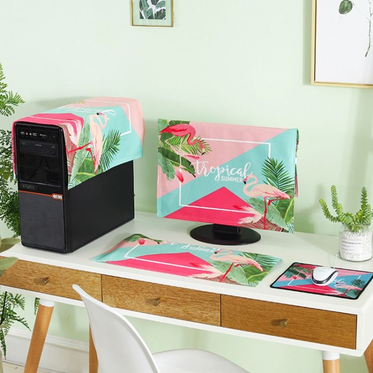 3 In 1 Simple Desktop Computer PC Dust Cover