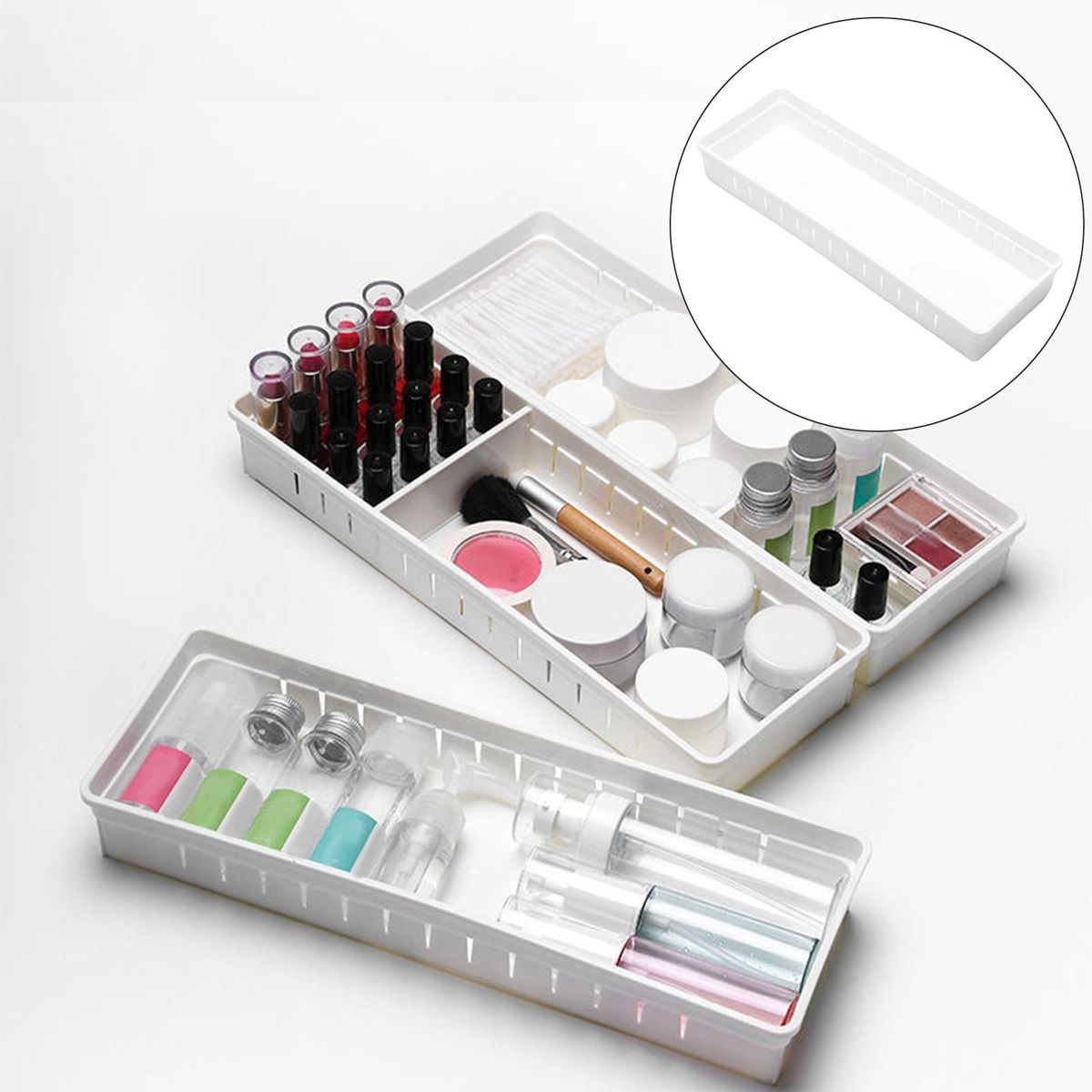 Kitchen Drawer Organizer Tray Tableware Silverware Small