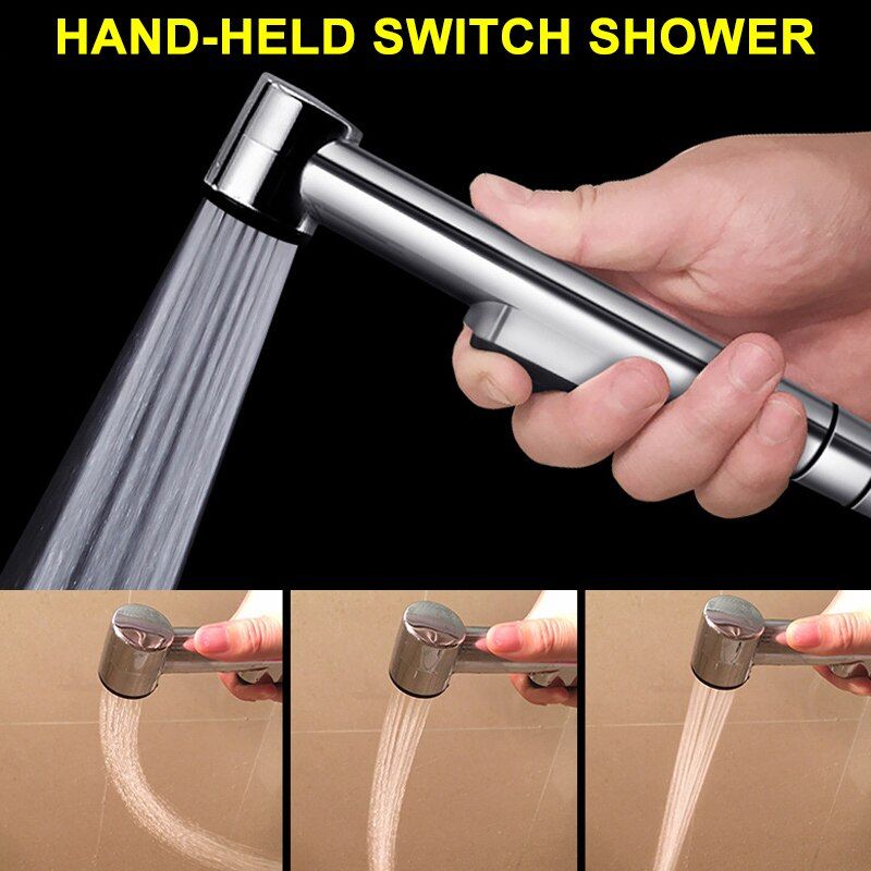 1pcs Hand-held Switch Clean Body Bidet Nozzle Spray Shower Head Toilet Kitchen Garden Flusher TT-best