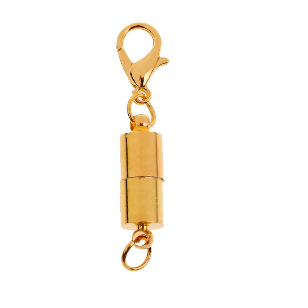 4pcs Carabiner Magnetic Clasp Gold Metal Jewelery Clasps Extender