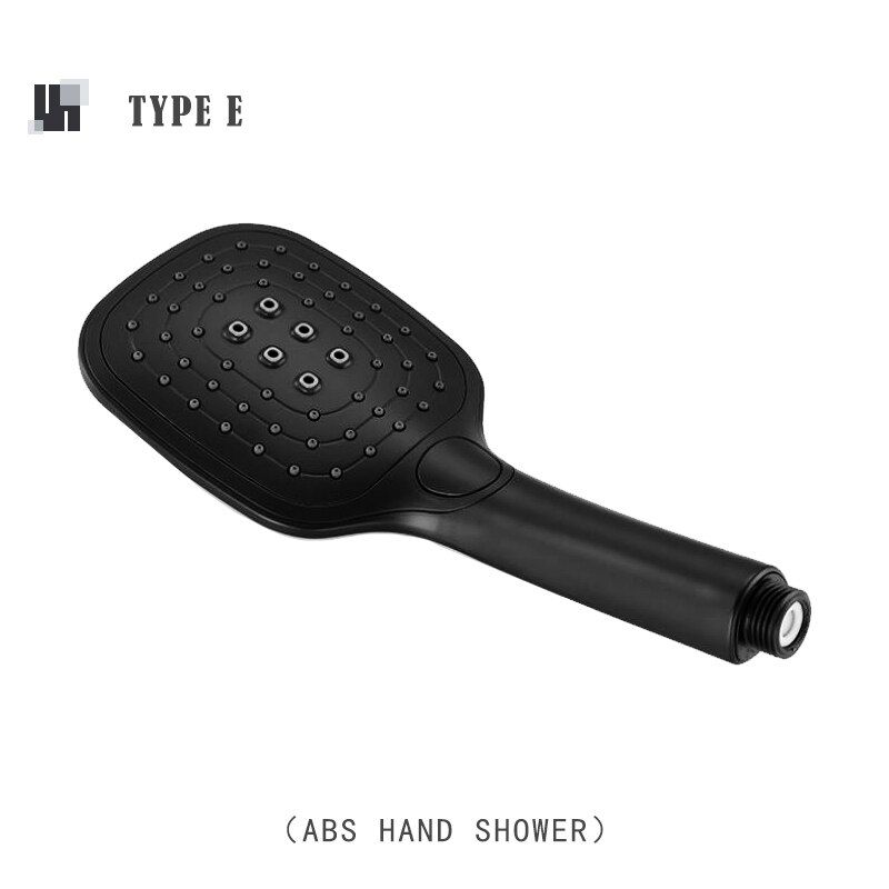 Matte Black Multi Function Hand Held Shower Head Wall Mounted Hand Shower With 150CM Hose And Adjustable Shower Holder Bracket