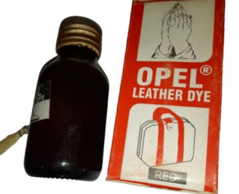 Leather Opel Red Dye