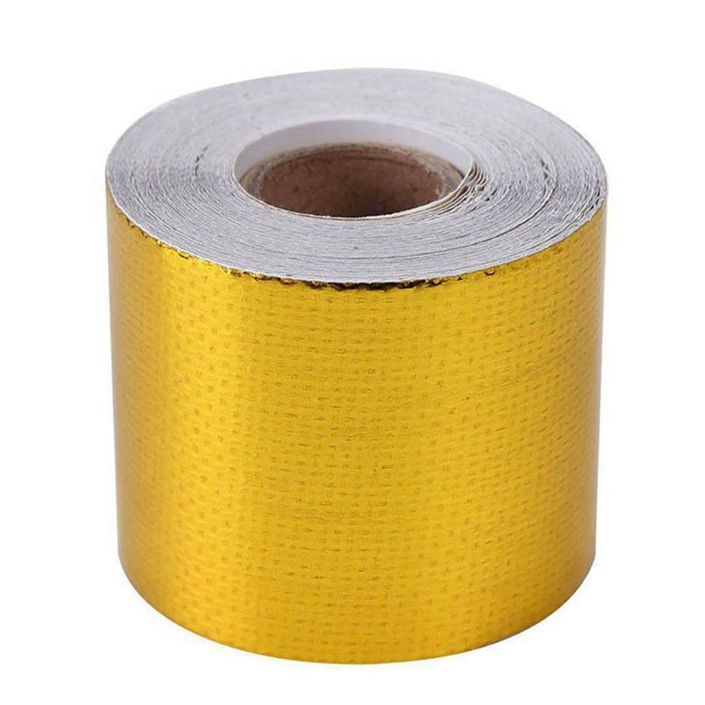50mm*10M Aluminum Foil Reflective Roll Tape Exhaust Pipe