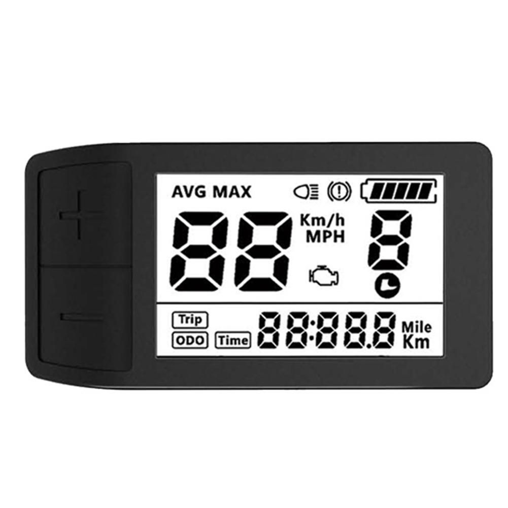 24V-52V Electric Bike 500S LCD Display for BBS01 BBS02 Mid Drive Motor Bicycle Ebike Computer UART
